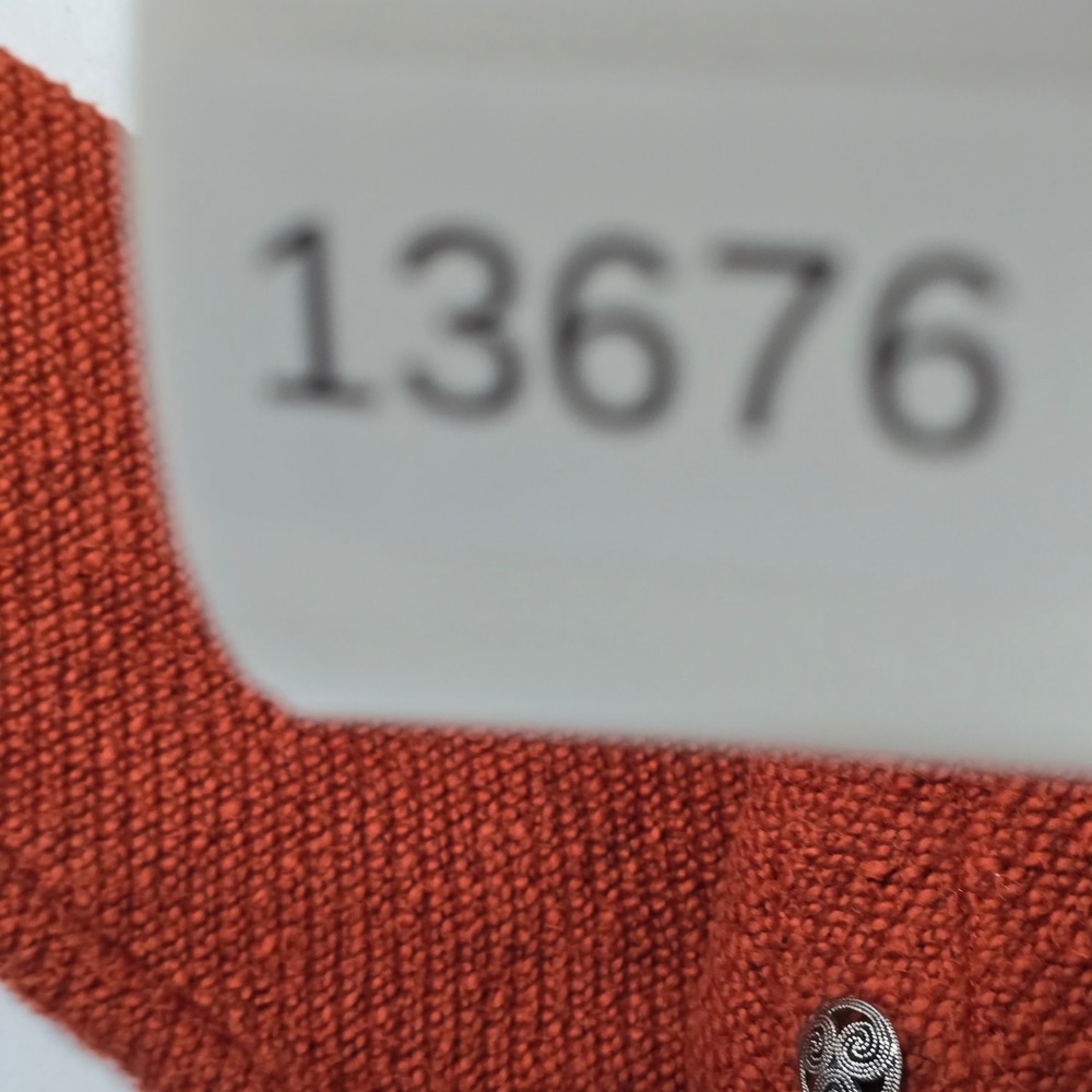 Soft Surroundings Burnt Orange Cowl Neck Button Detail Tunic Sweater M 2AZ93 - Picture 8 of 8
